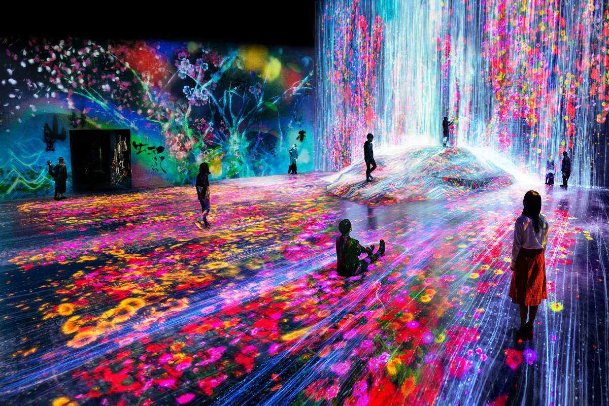 Muzeum TeamLab Borderless 🇯🇵 | DoDiRi