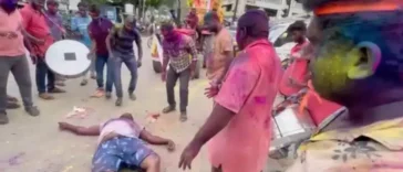 man seriously injured in stunt gone wrong during festival in india.jpg