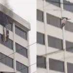 man jumps from 9th story window trying to escape fire inside hotel in brazil.jpg