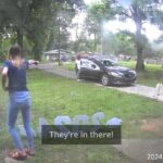 Video shows family being carjacked in their own driveway with children inside car in Mississippi thumb1